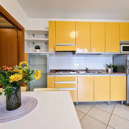 Colourful Flat With A Fenced Garden And Fireplace Bibione