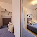 Colourful Flat With A Fenced Garden And Fireplace *