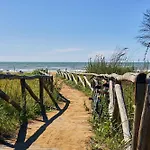Colourful Flat With A Fenced Garden And Fireplace * Bibione