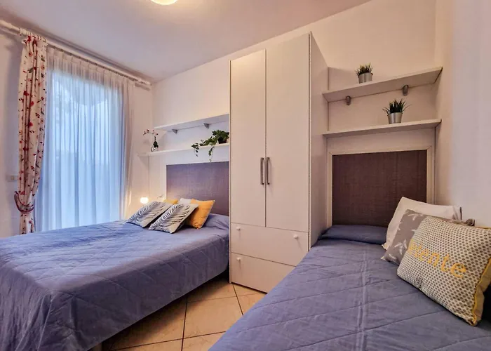 Colourful Flat With A Fenced Garden And Fireplace Bibione